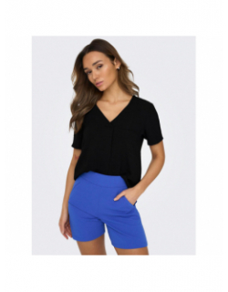 T-shirt fluide divya noir femme - Jacqueline De Yong