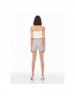 Short taille haute geggo beige femme - JDY