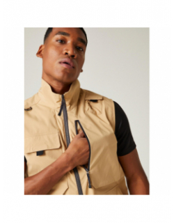 Veste sans manche travel packaway beige homme - Regatta