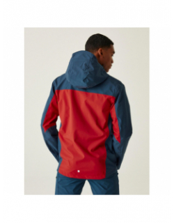 Veste imperméable outdoor birchdale rouge bleu homme - Regatta