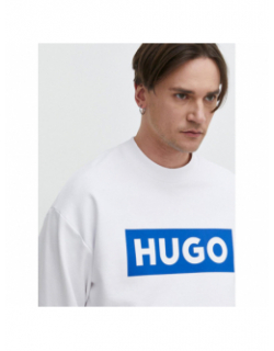 Sweat logo niero blanc homme - Hugo