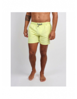 Short de bain uni valens jaune homme - Oxbow