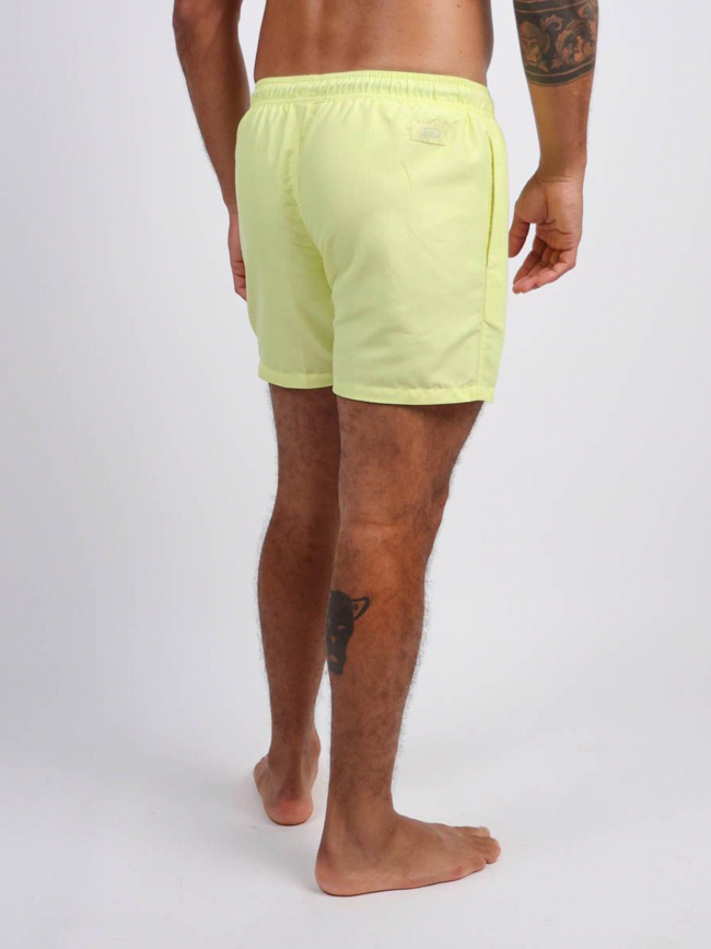 Short de bain uni valens jaune homme - Oxbow