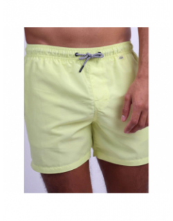 Short de bain uni valens jaune homme - Oxbow