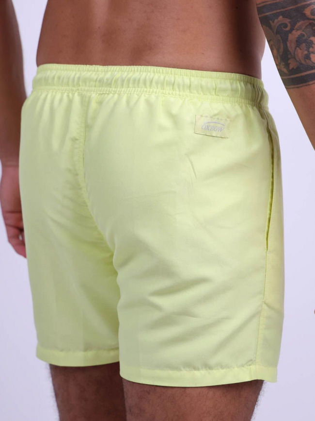 Short de bain uni valens jaune homme - Oxbow