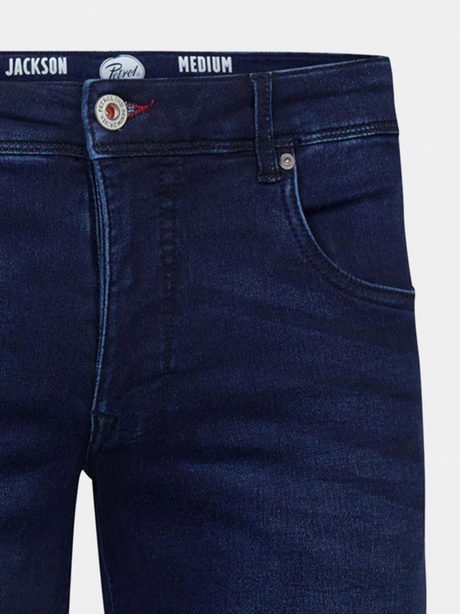 Short en jean slim jackson bleu foncé homme - Petrol Industries