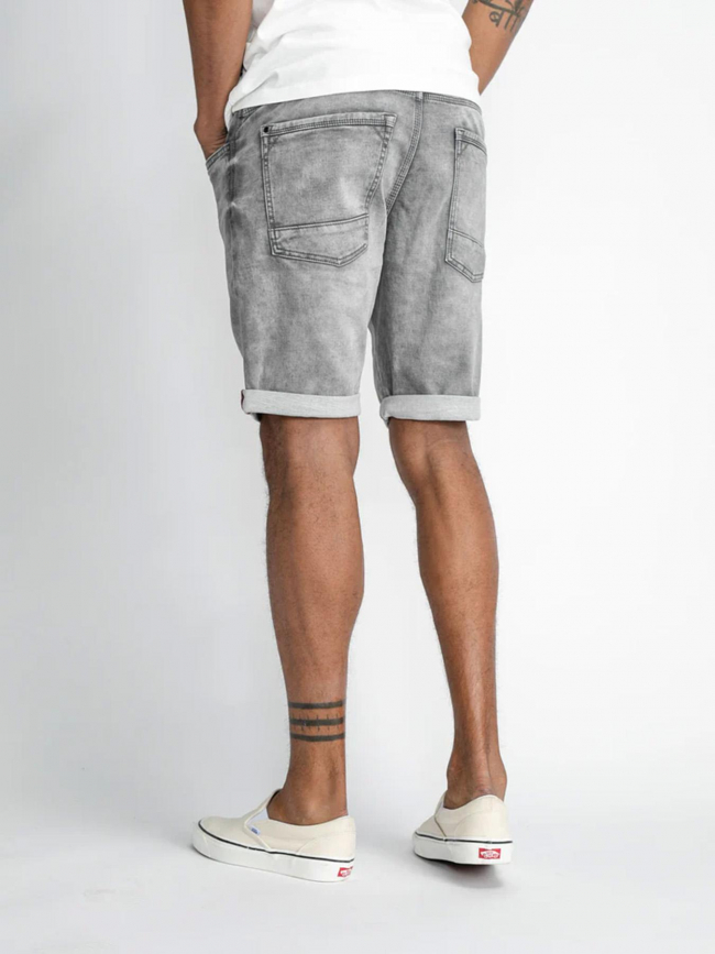 Short en jean gris homme sale