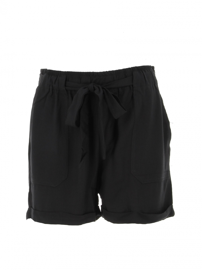 Short merida fluide noir femme - Deeluxe