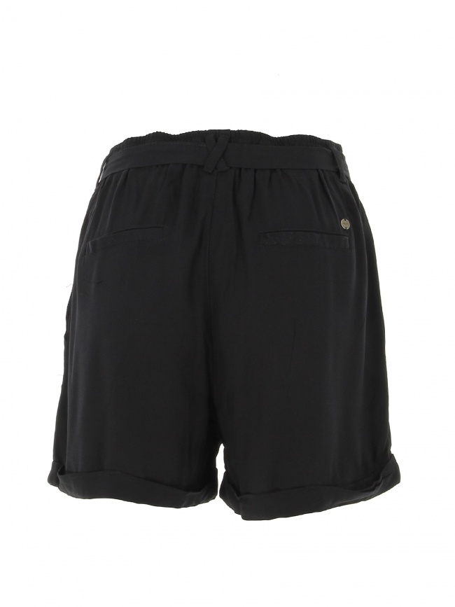 Short merida fluide noir femme - Deeluxe