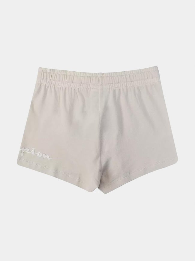 Short court logo beige fille - Champion