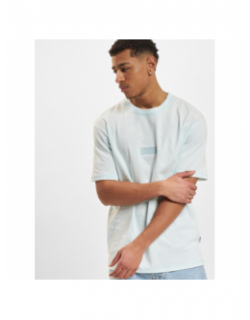 T-shirt jorfaded crewneck bleu ciel homme - Jack & Jones