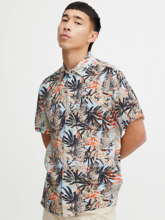 Chemise fluide imprimé floral multicolore homme - Blend