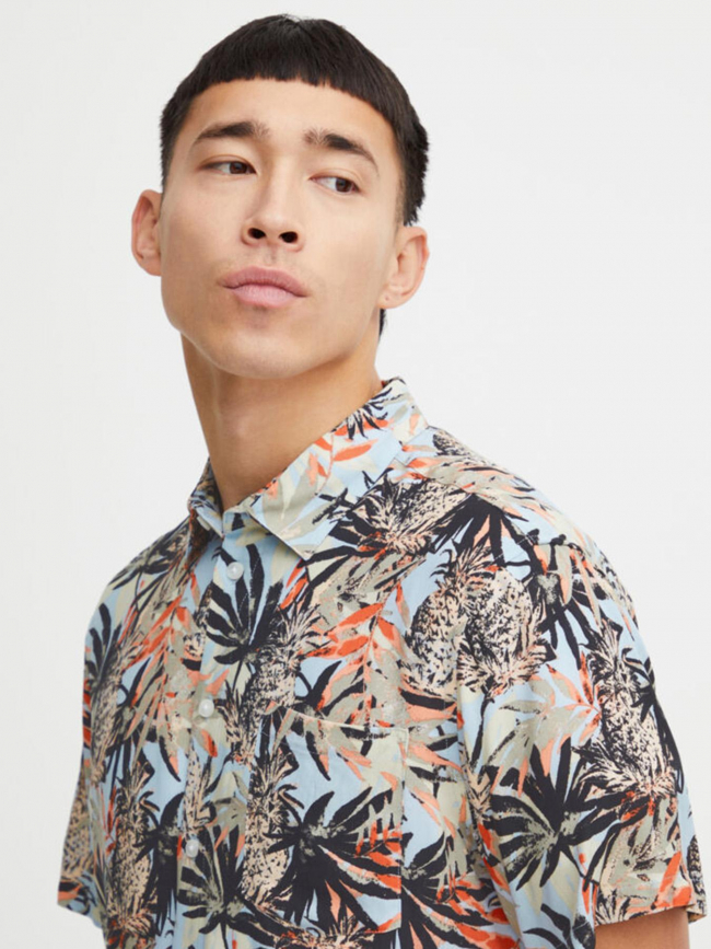 Chemise fluide imprimé floral multicolore homme - Blend