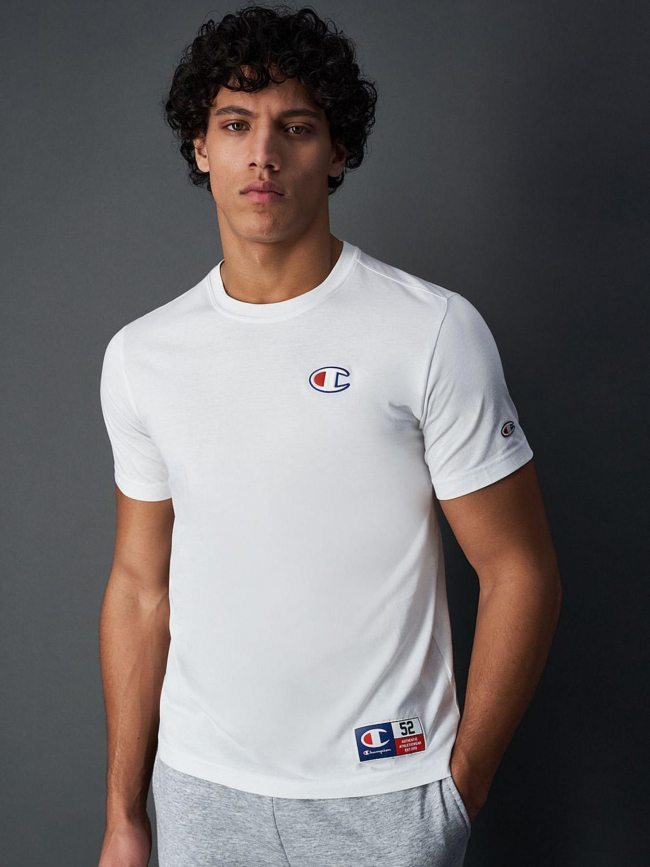 T-shirt crewneck blanc homme - Champion