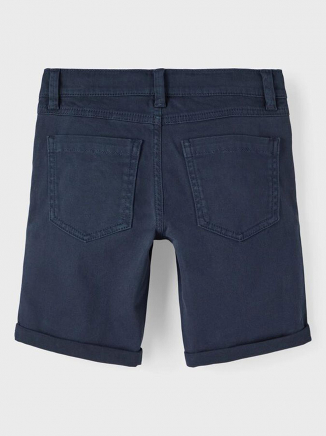 Short slim sofus bleu marine garçon - Name It