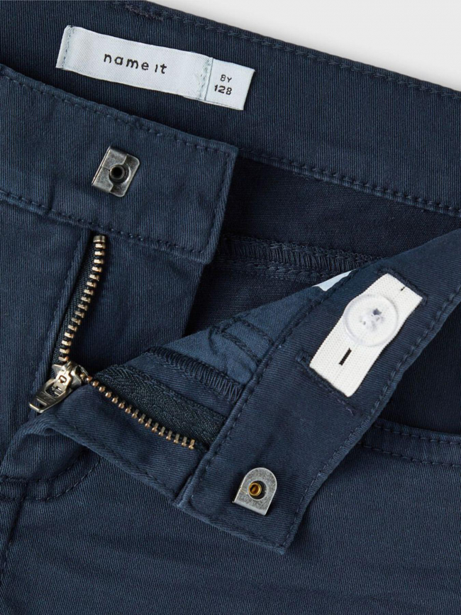 Short slim sofus bleu marine garçon - Name It