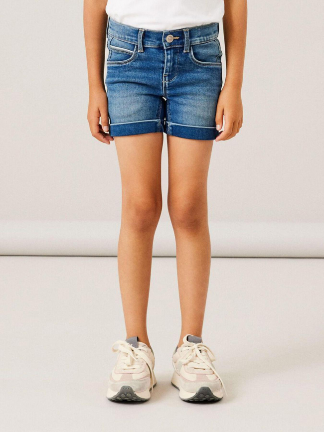 Short en jean nkfsalli slim bleu fille - Name It