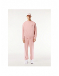 Sweatshirt effet vieillit rose homme - Lacoste