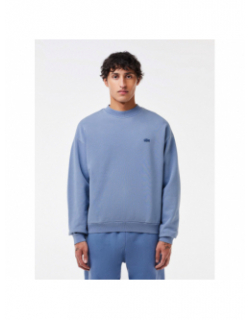 Sweatshirt effet vieillit bleu homme - Lacoste