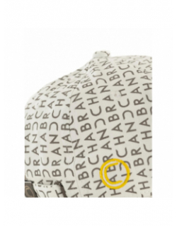 Casquette logo freedom blanc jaune homme - Chabrand