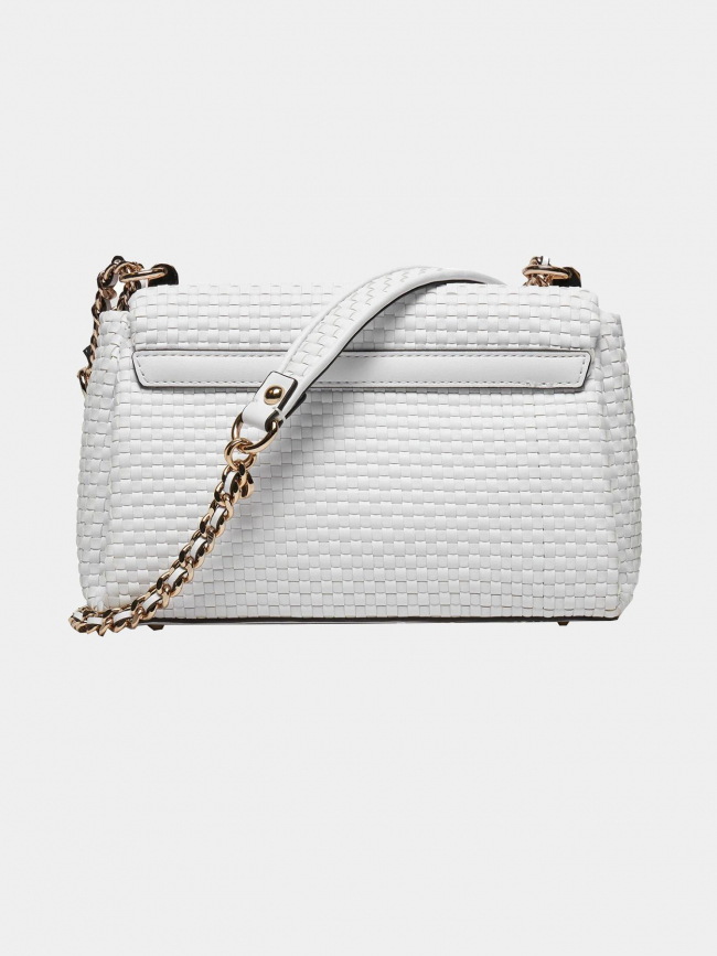 Sac bandoulière emelda top blanc femme - Guess