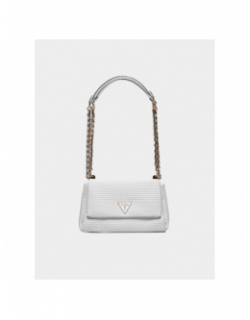 Sac bandoulière emelda top blanc femme - Guess