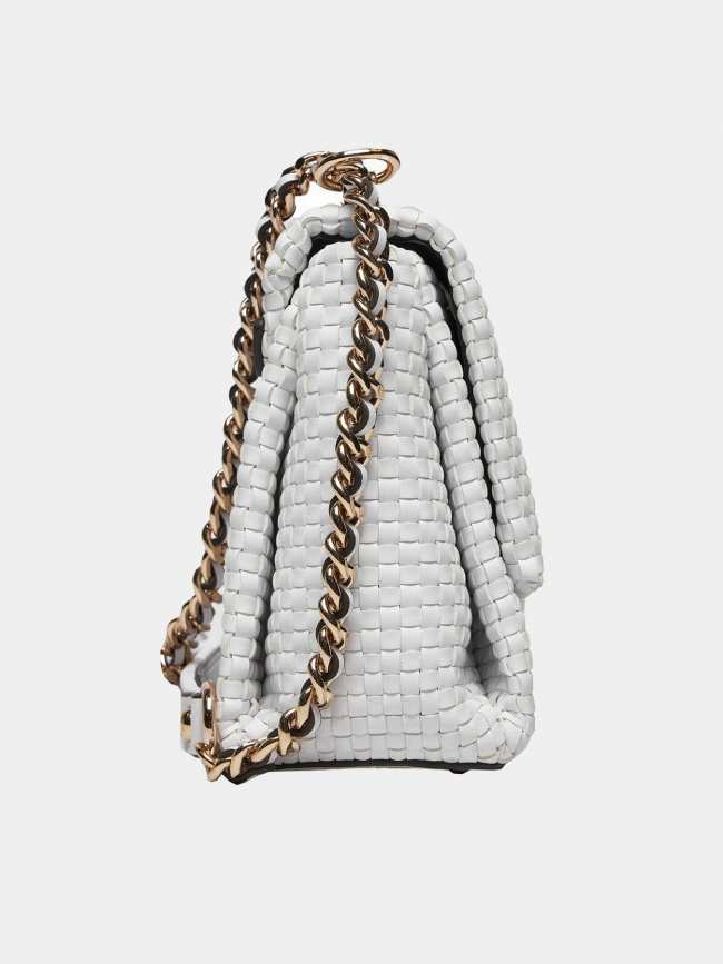 Sac bandoulière emelda top blanc femme - Guess