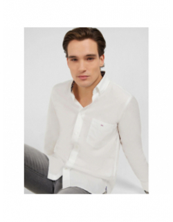 Chemise regular zodiaco blanc homme - Eden Park