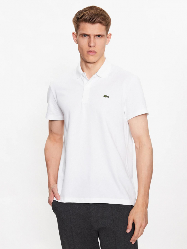 Polo core essentials blanc homme - Lacoste