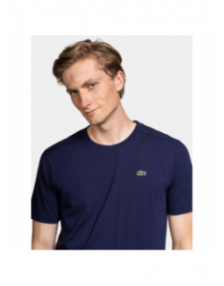 T-shirt uni core performance bleu marine homme - Lacoste