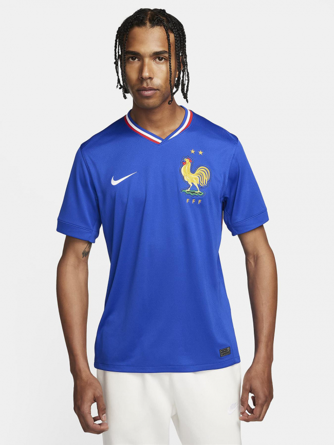 Maillot football domicile 2024 france bleu homme - Nike