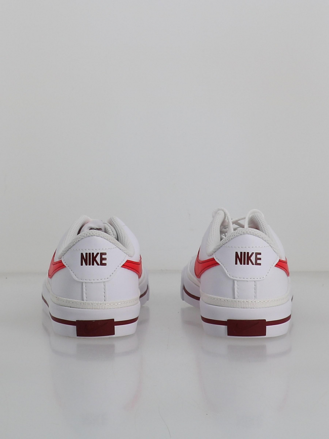 Baskets court legacy gs blanc rouge enfant - Nike