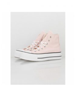 Converse plateforme chuck taylor all star lift rose - Converse