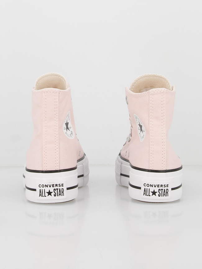 Converse rose fourrure best sale