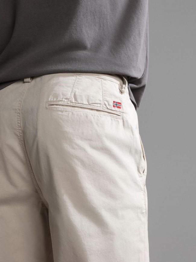 Pantalon chino puyo beige homme - Napapijri