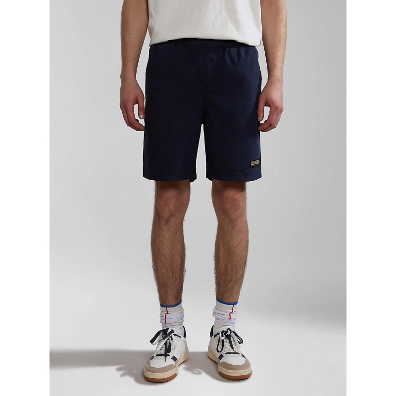 Short boyd taille élastique bleu marine homme - Napapijri