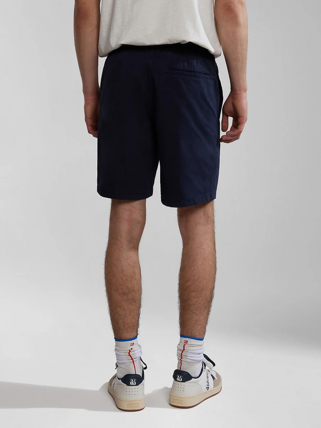 Short boyd taille élastique bleu marine homme - Napapijri