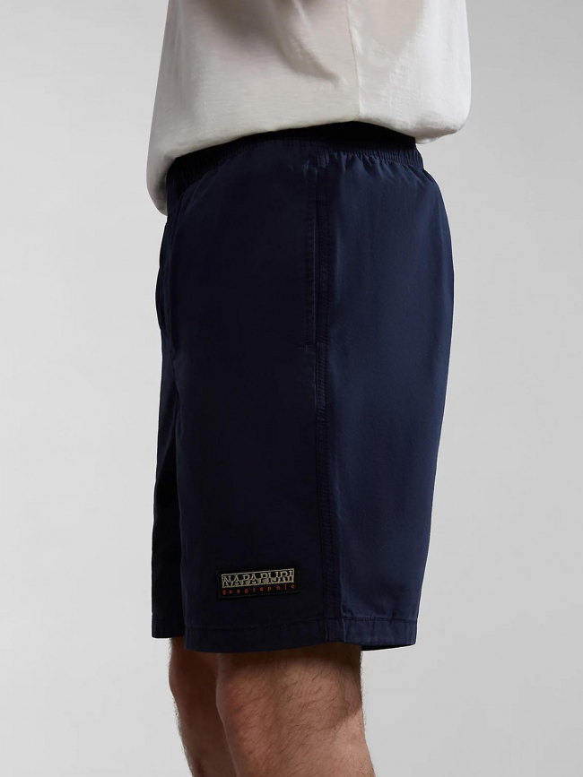 Short boyd taille élastique bleu marine homme - Napapijri