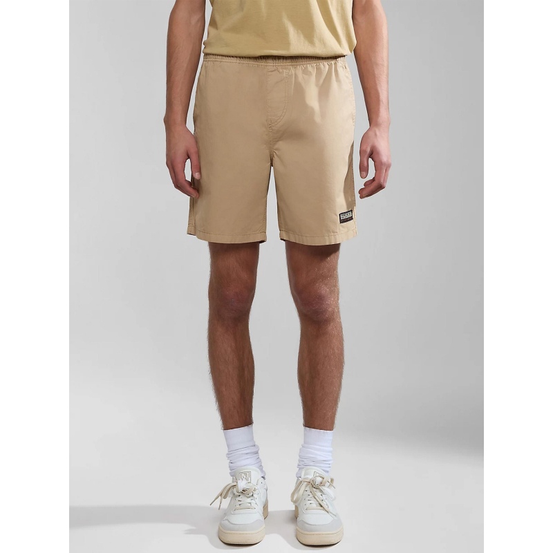 Short boyd taille élastique beige homme - Napapijri