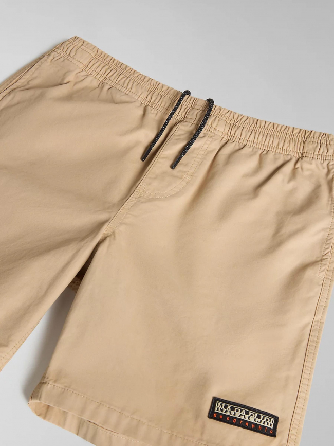 Short boyd taille élastique beige homme - Napapijri