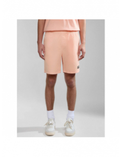 Short boyd taille élastique rose saumon homme - Napapijri