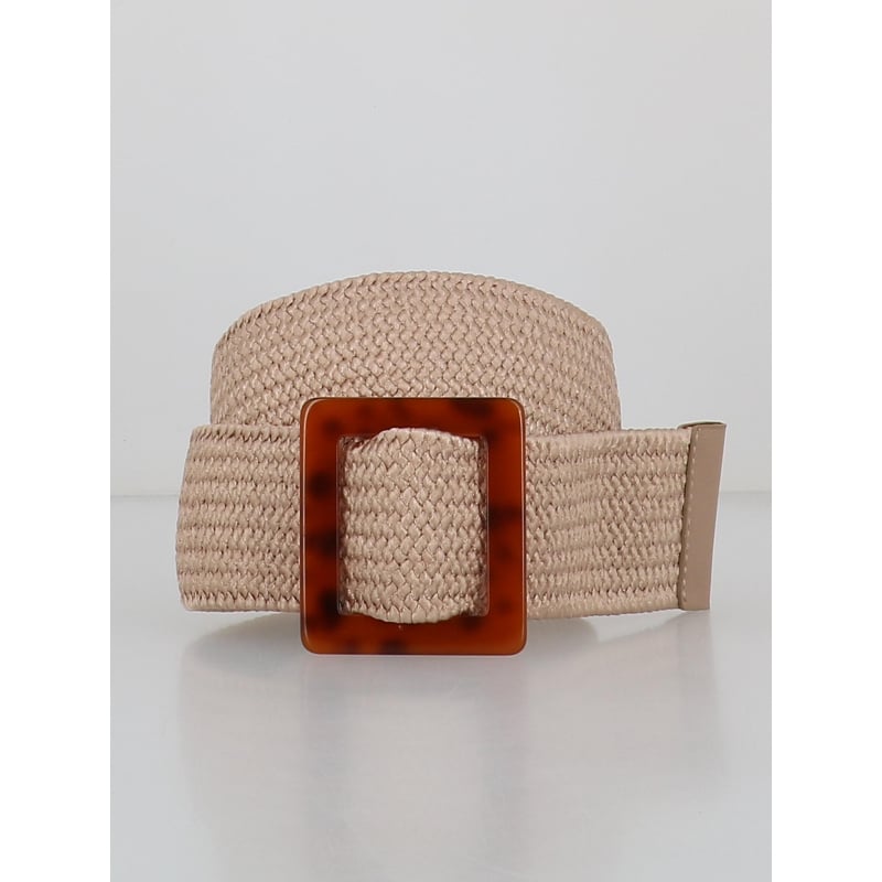 Ceinture pcvivia waist belt sww beige naturel femme - Pieces