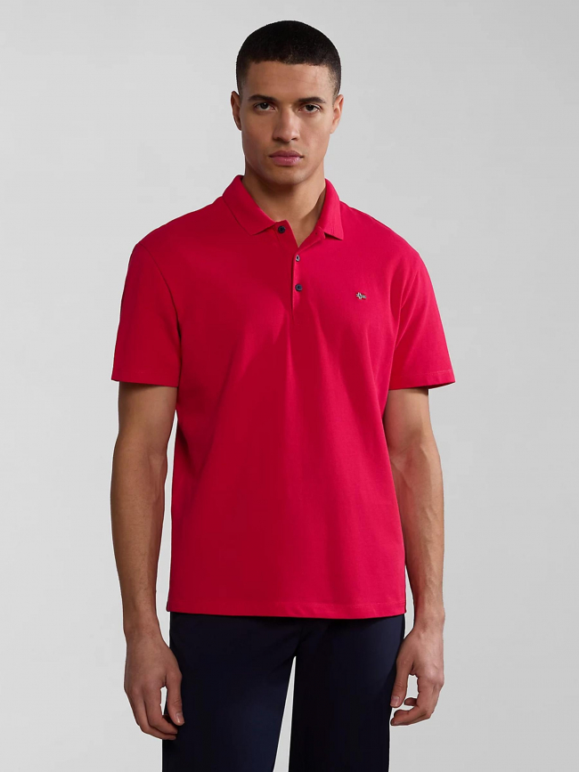 Polo uni ealis rouge homme - Napapijri