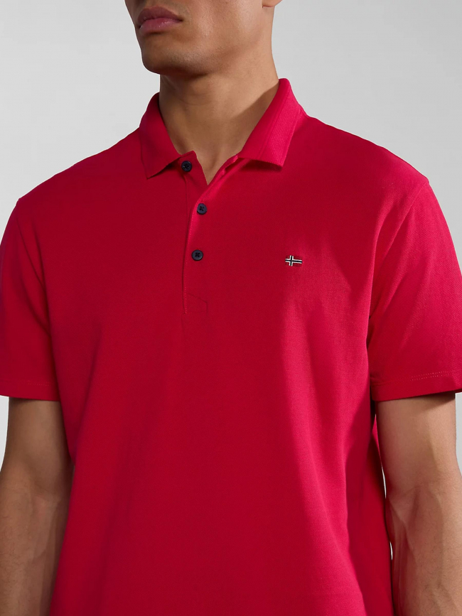 Polo uni ealis rouge homme - Napapijri