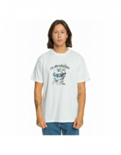 T-shirt one last surf blanc homme - Quiksilver