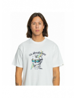 T-shirt one last surf blanc homme - Quiksilver