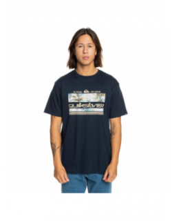 T-shirt tropical rainbow bleu marine homme - Quiksilver