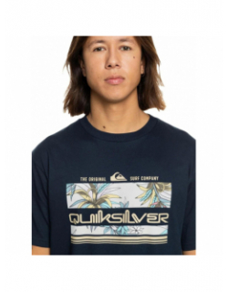 T-shirt tropical rainbow bleu marine homme - Quiksilver