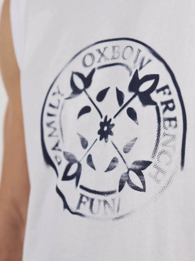 Débardeur graphique logo blanc homme - Oxbow