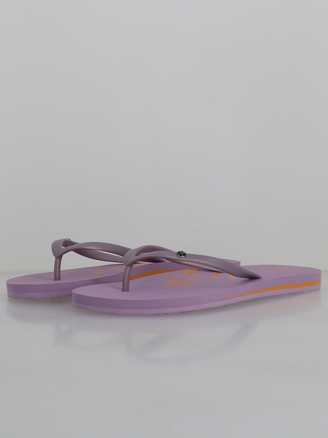 Tongs unies logo violet femme - Oxbow